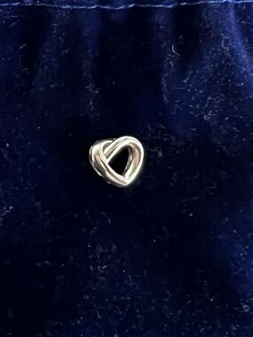 Pandora Silver Interlocking Heart Charm - Silver